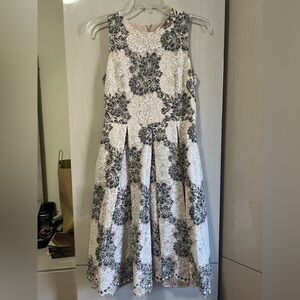 Lace pink and gray dress size 2